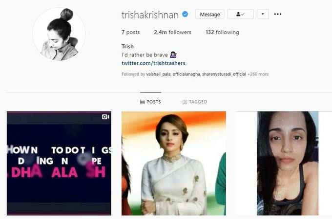 Trisha Instagram