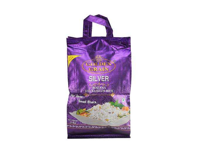 Golden Grain Silver Rozana 1121 Basmati Rice, 5Kg