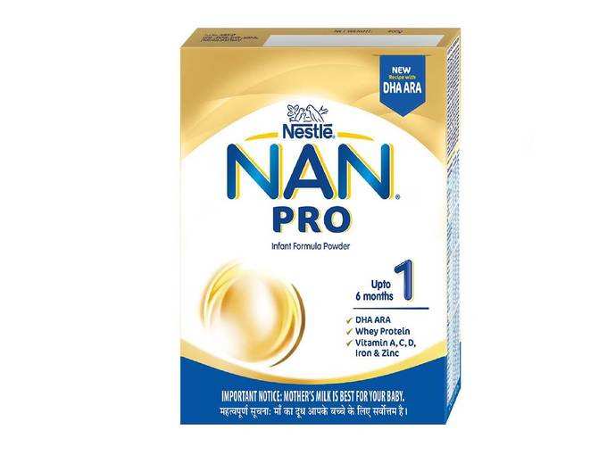 Nestlé NAN PRO 1 Infant Formula Powder (Upto 6 months), Stage 1-400g Bag-In-Box Pack