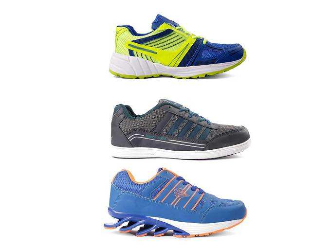 Bacca Bucci Pack of 1 Advanced Blade + 2 Sports Shoes Combo for Men.
