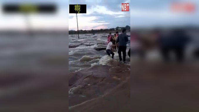 Shyopur News: नदी के बीच पिकनिक मना रहा था परिवार, अचानक बढ़ गया पानी और फिर…देखें Video