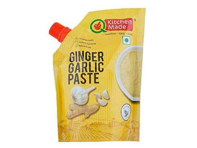 Kitchen Made Ginger Garlic Paste-200 Gr (Pack of 3)