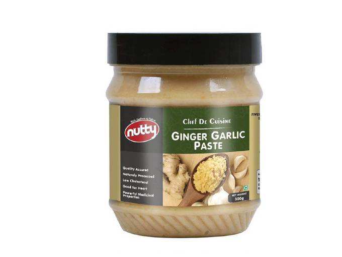 Nutty Ginger Garlic Paste 300gm - PET Jar, Extra Premium, Natural
