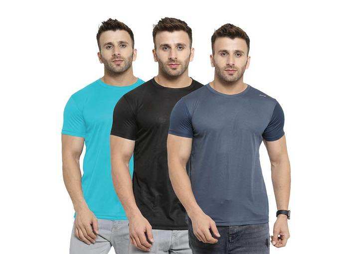 AWG - All Weather Gear Men&#39;s Regular fit T-Shirt (Pack of 3)