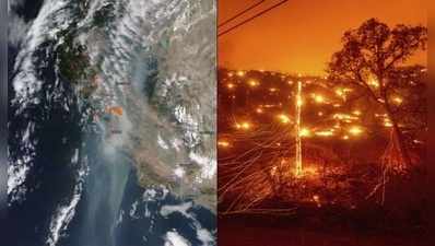 72 કલાકમાં 11000 વખત વીજળી પડતા કેલિફોર્નિયાના જંગલોમાં ભીષણ આગ લાગી
