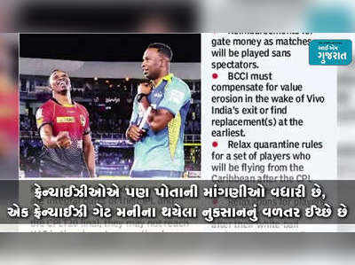 IPL-2020: ટીમોની વધતી જતી માગણીઓથી BCCIની ચિંતા વધી 