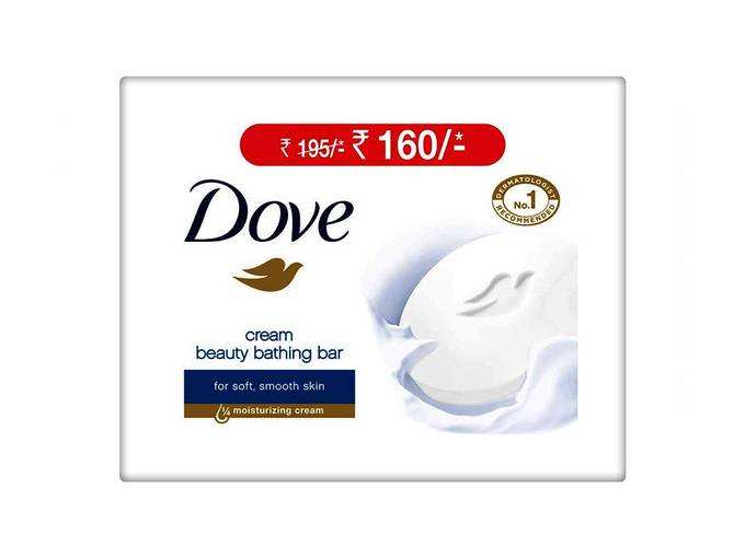 Dove Cream Beauty Bathing Bar, 100g (Pack of 3, Now at Rupees 29 Off)