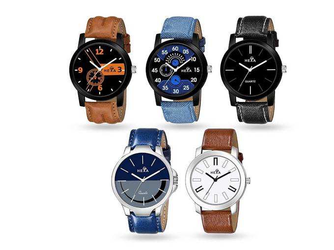 HEXA Combo of Watches for Men