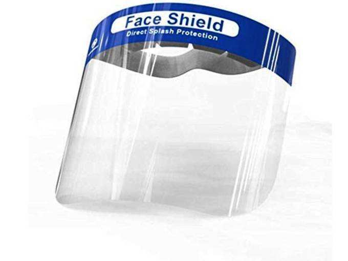 Xtore Cover plus Transparent Breathable Face shield | Premium Quality - Pack of 3 (400 micron)