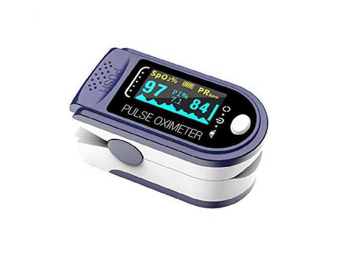 Xtore Fingertip Pulse Oximeter, Digital Oxygen Saturation Monitor with Plethysmograph and Perfusion Index, Heart Rate and SpO2 Levels Meter with OLED...