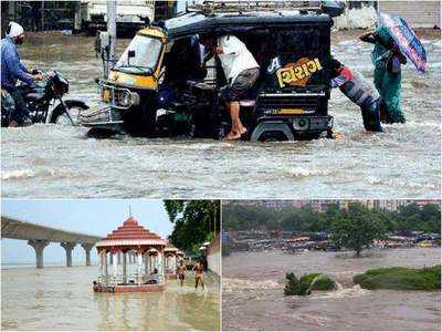 बिहार, यूपी हो या फिर बंगाल, बाढ़ से आधा देश बेहाल, देखें तस्‍वीरें-वीडियो