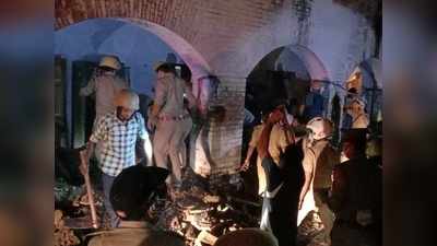 कानपुर पुलिस लाइन में बैरक की छत गिरी, एक पुलिसकर्मी की मौत, दो अन्य घायल