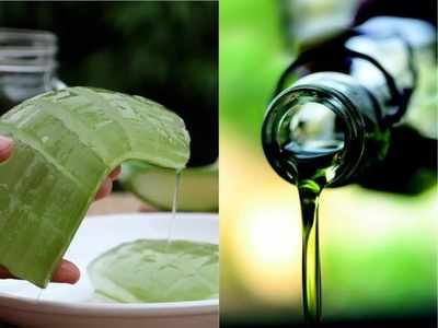 Natural Hair Oil केसांसाठी घरामध्ये कसे तयार करायचे कोरफडीचे तेल