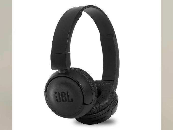 JBL T460BT Extra Bass Wireless On-Ear Headphones with 11 Hours Playtime & Mic (Black)