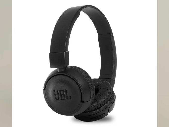 JBL T460BT Extra Bass Wireless On-Ear Headphones with 11 Hours Playtime &amp; Mic (Black)