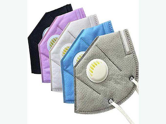 Avekin K-N95 Masks With Respirator With Air filter Washable Mask Pack Of 5 (Reusable)