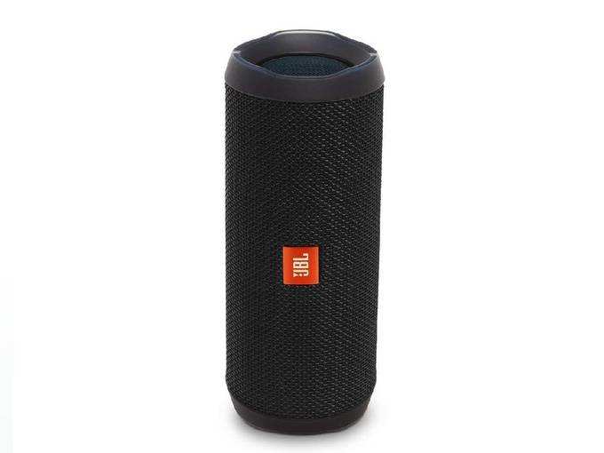 JBL Flip 4 Portable Wireless Speaker with Powerful Bass &amp; Mic (Black)