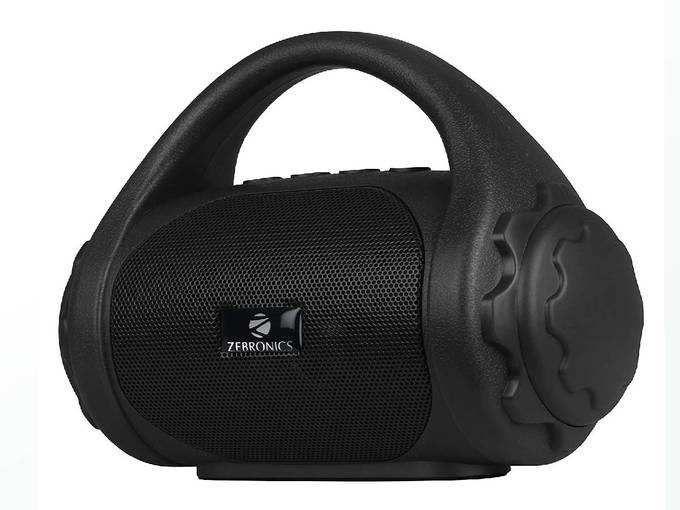 Zebronics Zeb-County Bluetooth Speaker with Built-in FM Radio, Aux Input and Call Function (Black)