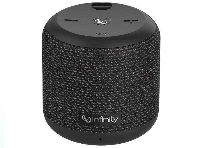 Infinity (JBL) Fuze 100 Deep Bass Dual Equalizer IPX7 Waterproof Portable Wireless Speaker (Charcoal Black)