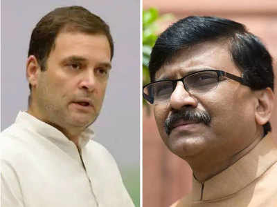 sanjay raut : काँग्रेसमध्ये दुसरं आहे कोण?; राहुल गांधींशिवाय पर्याय नाही: राऊत