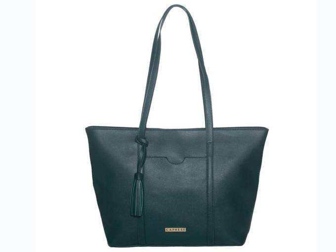 Caprese Candice Womens Tote Bag (Emerald Green)