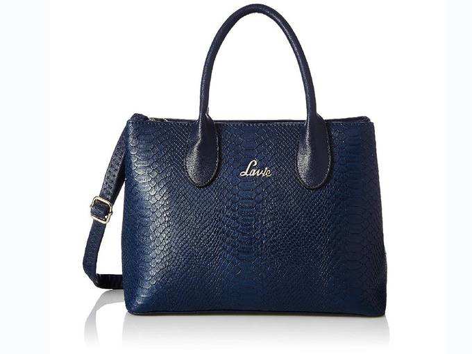 Lavie Ficus Medium Womens Satchel (Navy)