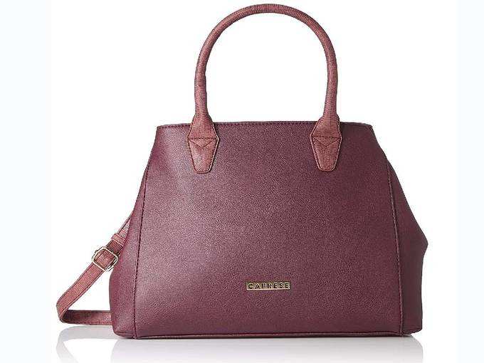 Caprese Bernie Womens Satchel (Plum)