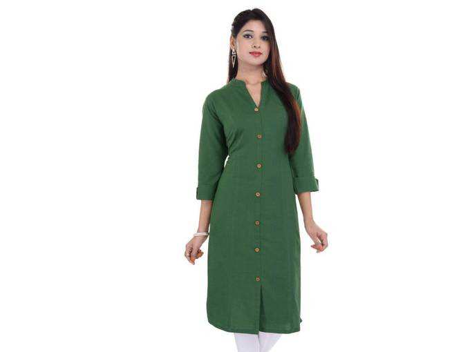 RS COLLECTION Womens Cotton Straight Kurta