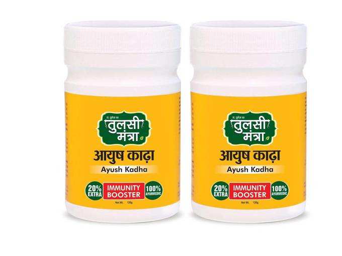 Dr. Juneja&#39;s Tulsi Mantra Ayush Kadha - Immunity Booster (Pack of 2, 120gm)