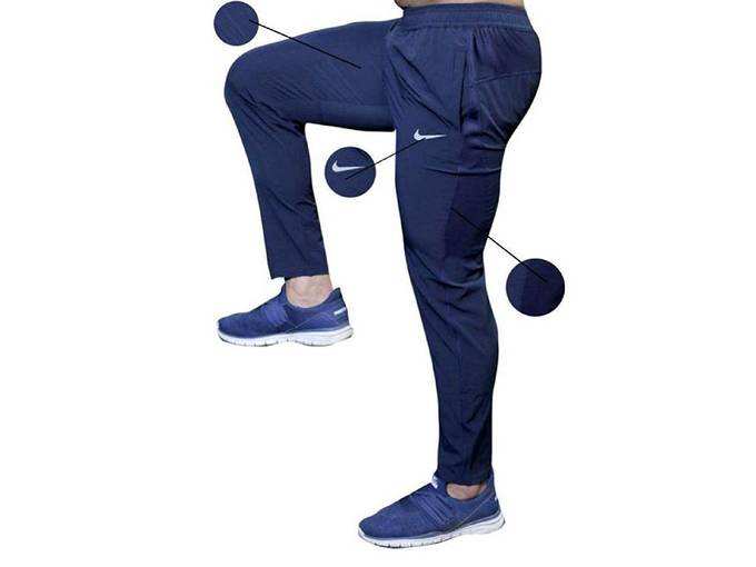 EASY4BUY Mens Regular Fit Trackpant (NKE_LOWER_01_Blue_X-Large)