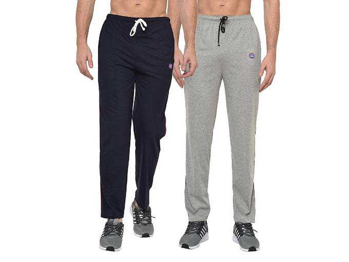 Vimal Men&#39;s Cotton Trackpants (Pack of 2)