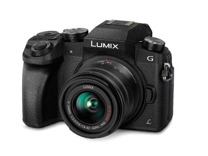 Panasonic LUMIX G7 16.00 MP 4K Mirrorless Interchangeable Lens Camera Kit with 14-42 mm Lens (Black)