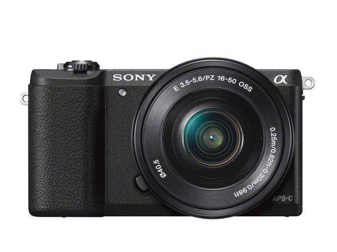 Sony Alpha ILCE5100L 24.3MP Mirrorless Camera (Black) with 16-50mm Lens with Free Case (Bag)