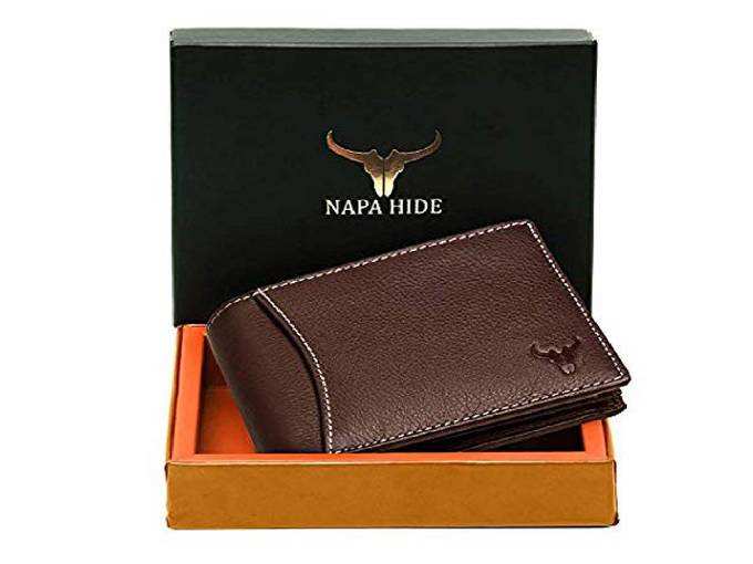 Napa Hide RFID Protected Genuine High Quality Leather Wallet for Men