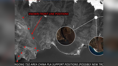 चीन दो महीने से कर रहा था पैंगोंग झील पर झड़प की तैयारी, सैटलाइट तस्‍वीरों से खुलासा