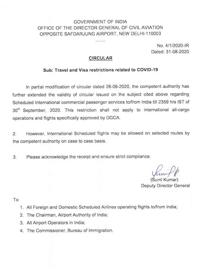Flight Service Ban