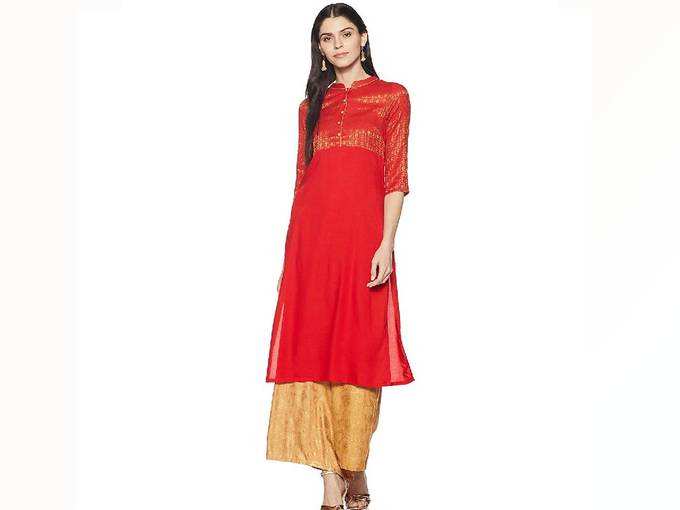 Aurelia Womens Straight Kurta