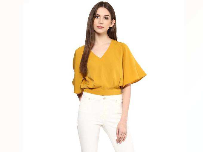 Harpa Womens Plain Regular Fit Top