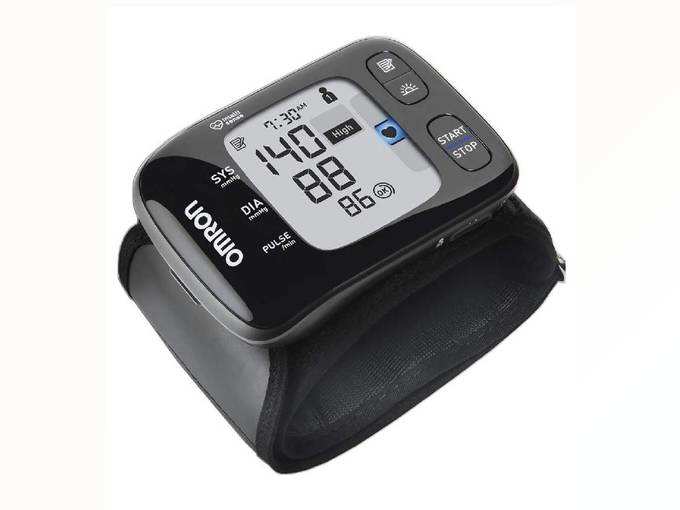 Omron HEM 6232T Wrist Blood Pressure Monitor (Black)