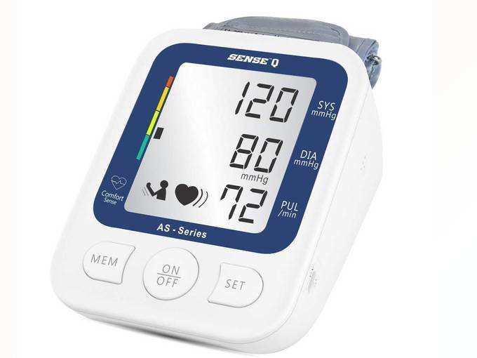 SenseQ by Accusure High Accuracy Blood Pressure Monitor / Gauge with WHO classified Indicator