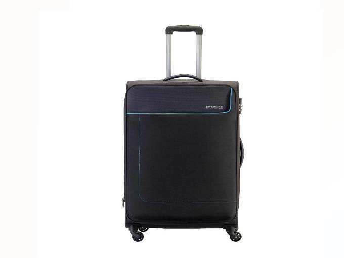 American Tourister Jamaica Polyester 80 cms Grey Softsided Suitcase (27O (0) 08 003)