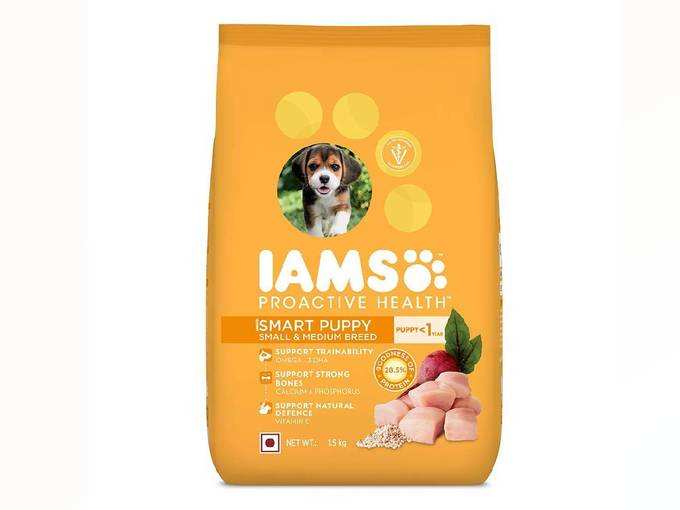 IAMS Proactive Health Smart Puppy Small & Medium Breed Dogs (<1 Years) Dry Dog Food, 1.5Kg Pack