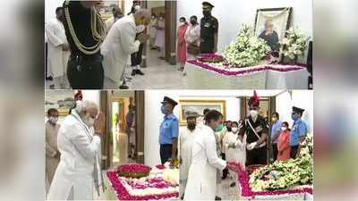 लोधी गार्डन में पूर्व राष्ट्रपति प्रणब मुखर्जी का अंतिम संस्कार, बेटे अभिजीत ने की विदाई
