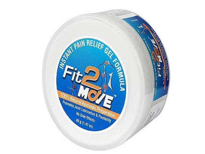 FIT-2-MOVE | Instant Pain Relief Gel | 100% Ayurvedic &amp; Natural | 40gm