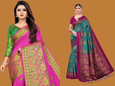 Saree For Women :  हैवी डिस्काउंट पर Amazon से खरीदें ये बेहतरीन Designer Saree