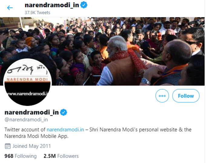 Modi Twitter