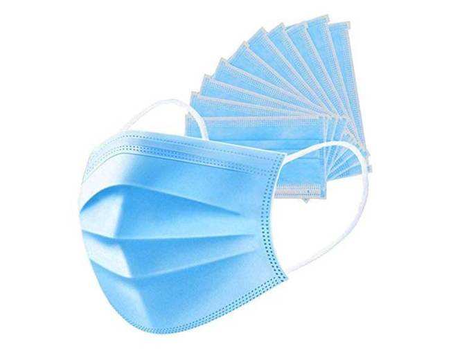 Desidiya® 3-Ply Meltblown Disposable Surgical face Mask with nosepin (Pack of 50)