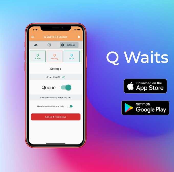 q waits app