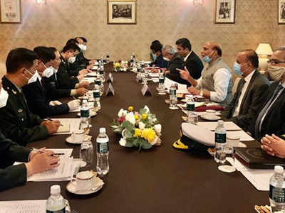 राजनाथ सिंह की चीन के रक्षामंत्री वेई फेंघे के साथ बैठक, भारत-चीन तनाव के बीच सबसे टॉप लेवल की वार्ता