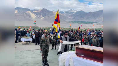LAC: शहीद तिबेटी जवानाच्या अंत्यसंस्कारात राम माधव सहभागी, काय दिला चीनला इशारा?